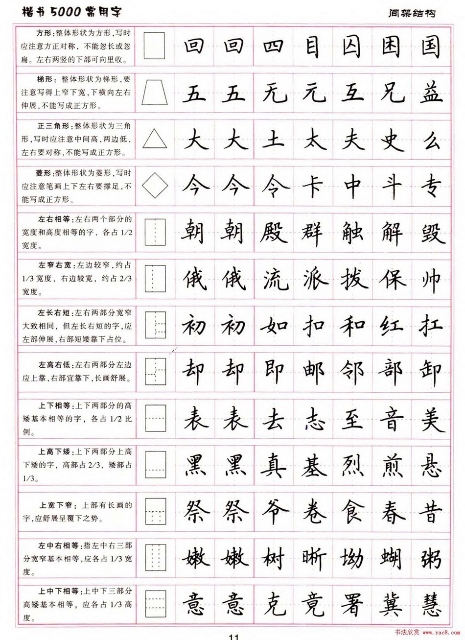 (硬笔书法)楷书5000常用字_jpg_11.jpg