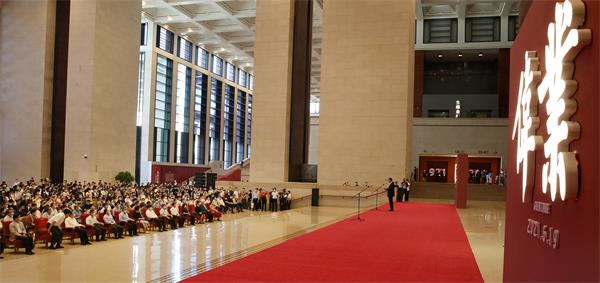庆祝中国共产党成立100周年书法大展”在北京开幕